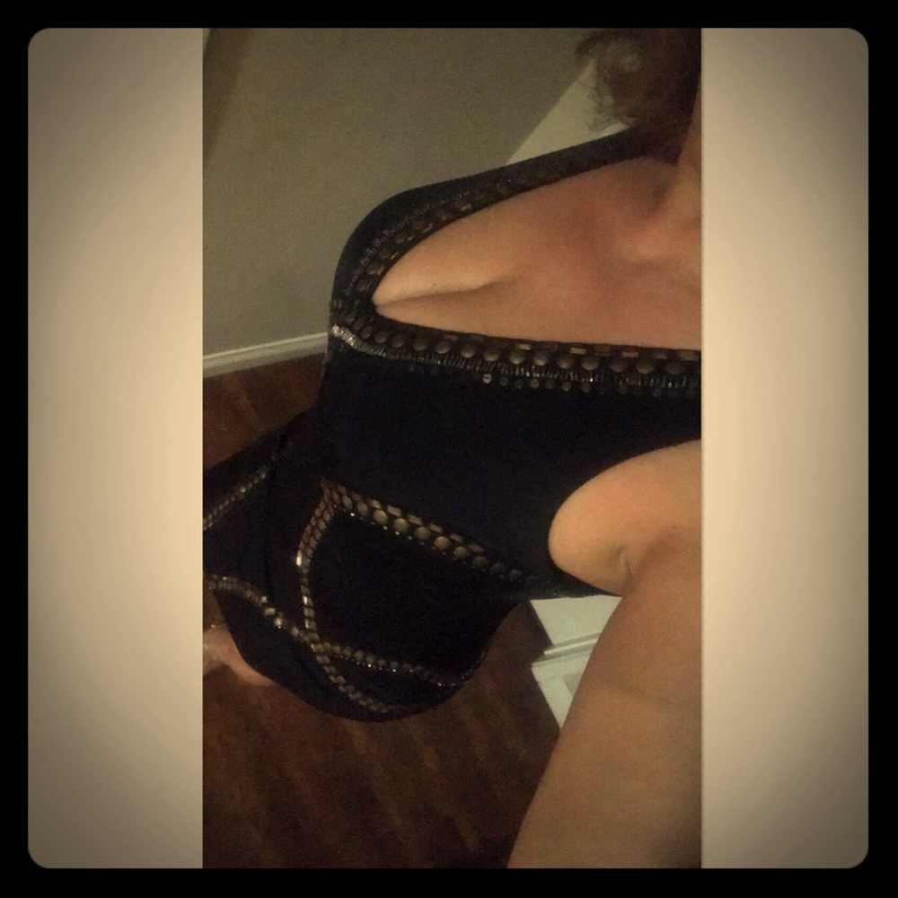 Bebe evening mini dress.
